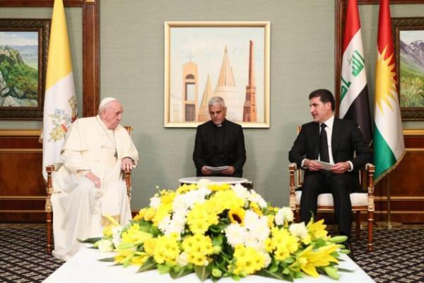 پاپ در موصل: صلح از جنگ قوی تر است